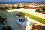 Luxury villas in Greece - Xenon Estate panoramic view from villa Althea's master bedroom spacious veranda